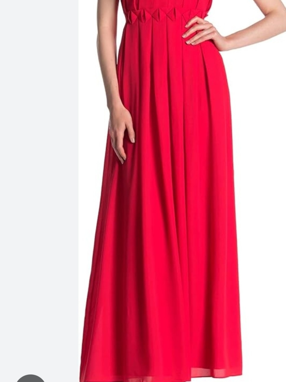 Ted Baker London Origami Folded Maxi Dress (Size 3/M)